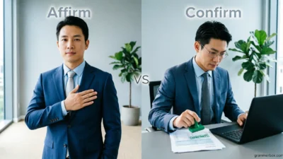 Affirm vs Confirm