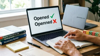 Opened vs Openned