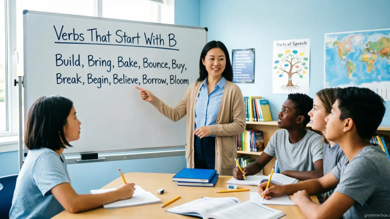 Verbs That Start With B