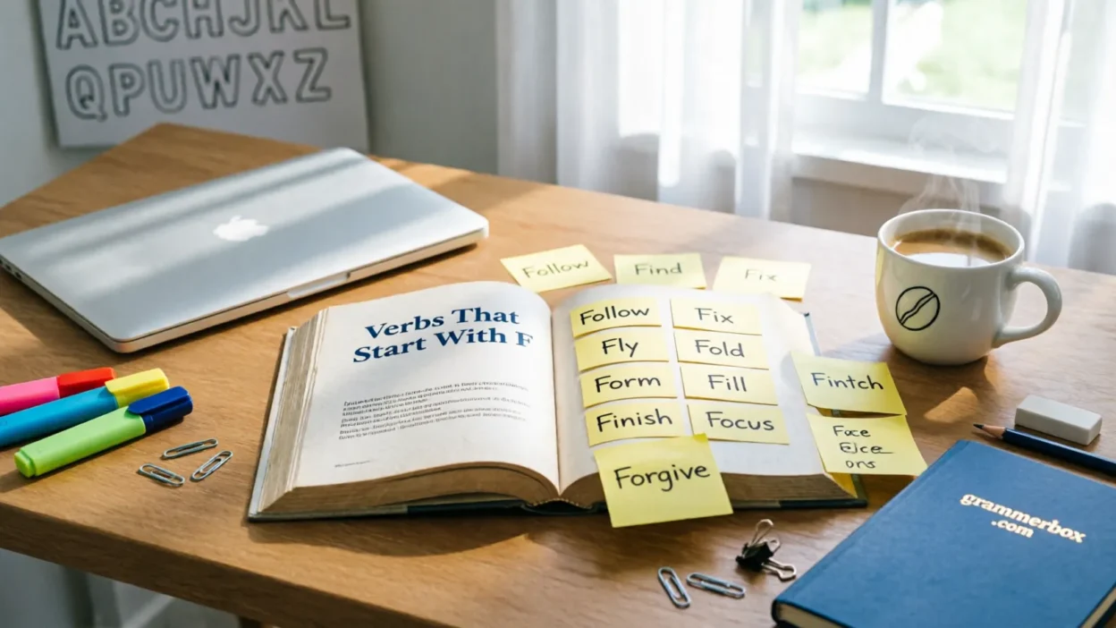 Verbs That Start With F