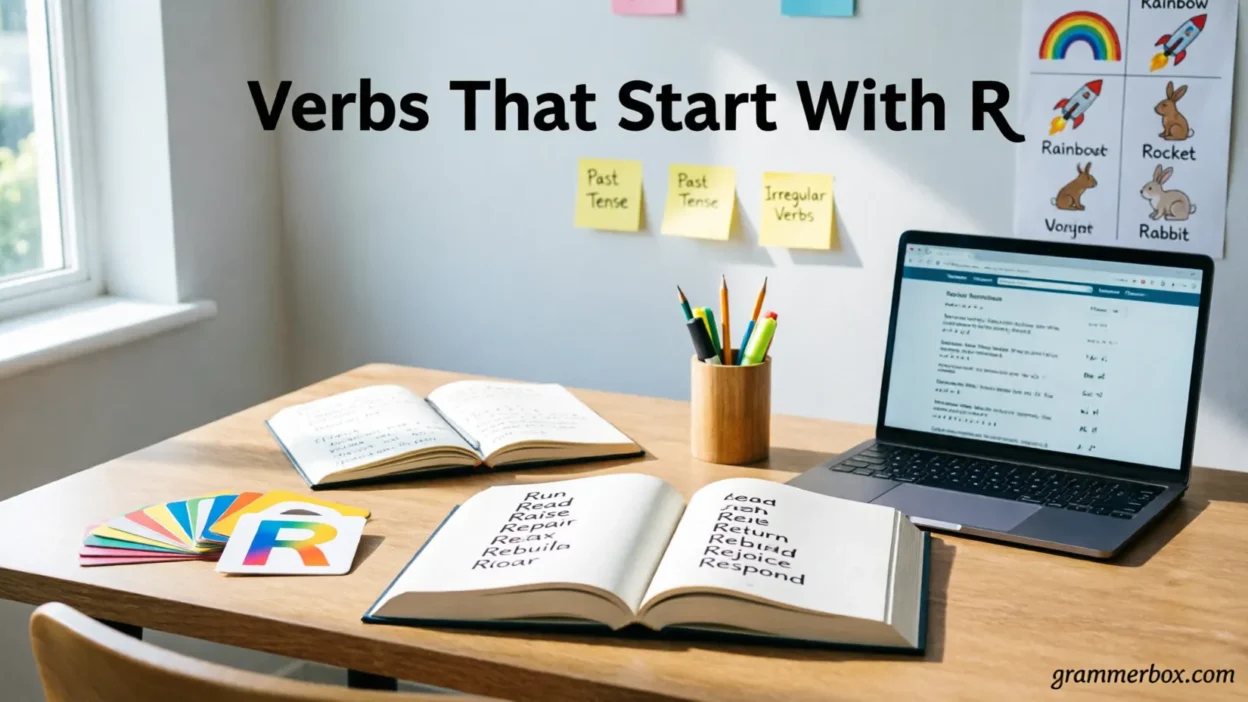 Verbs That Start With R