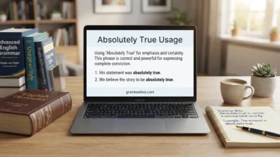 Absolutely True Usage