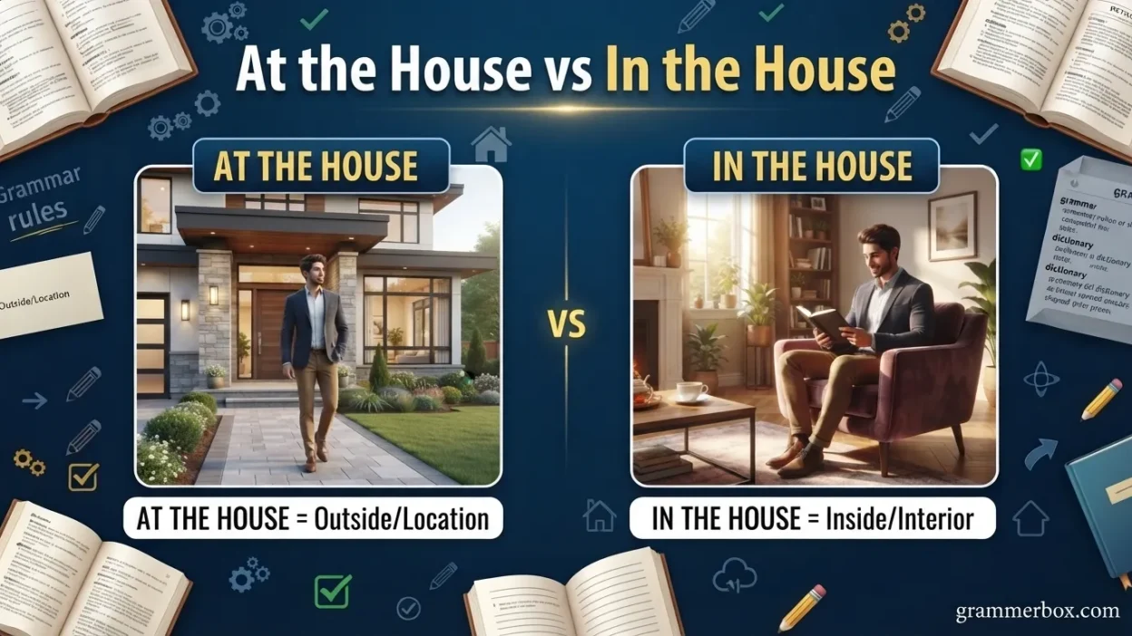 At the House vs In the House