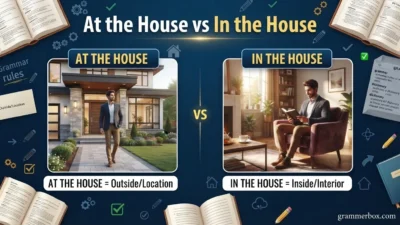 At the House vs In the House