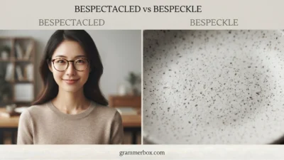 Bespectacled vs Bespeckle