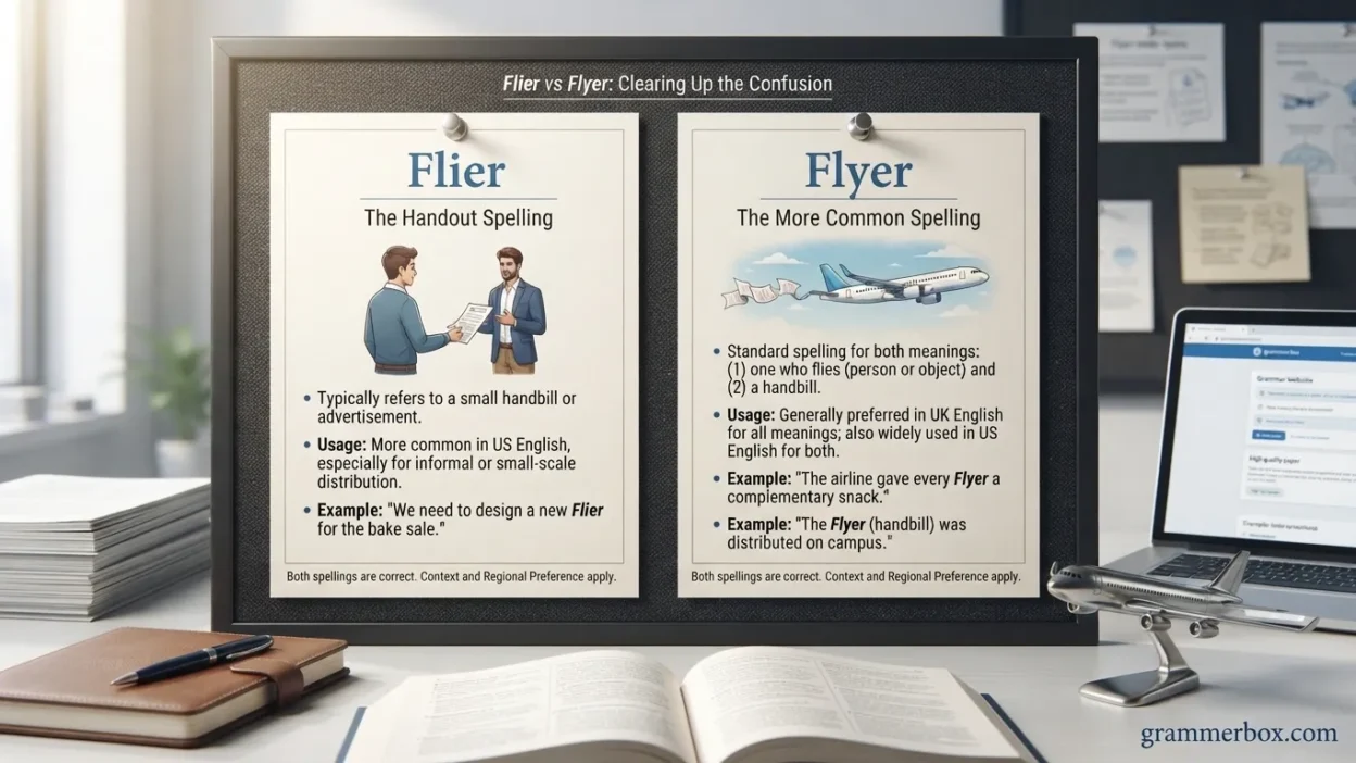 Flier vs Flyer