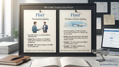 Flier vs Flyer