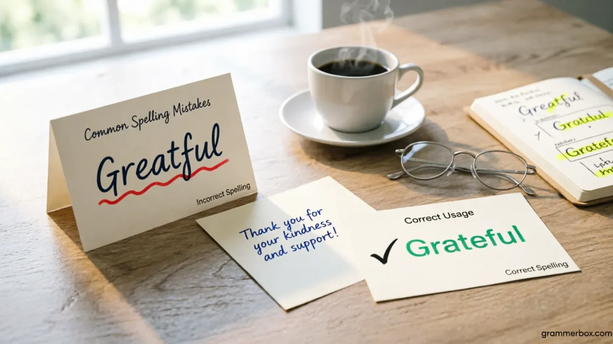 Greatful vs Grateful