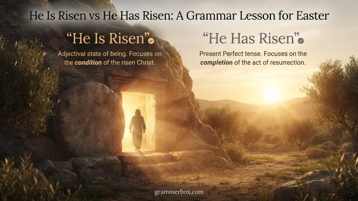 He Is Risen vs He Has Risen
