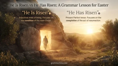 He Is Risen vs He Has Risen