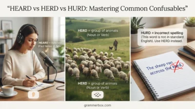 Heard vs Herd vs Hurd