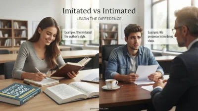Imitated vs Intimated