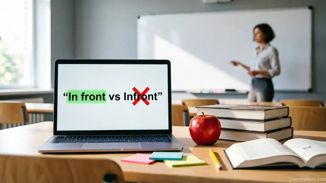 In Front vs Infront