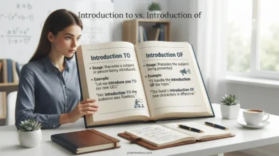 Introduction to vs Introduction of