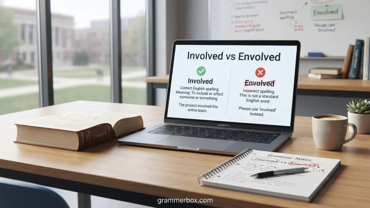Involved vs Envolved