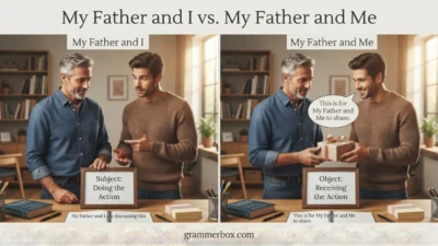 My Father and I vs. My Father and Me