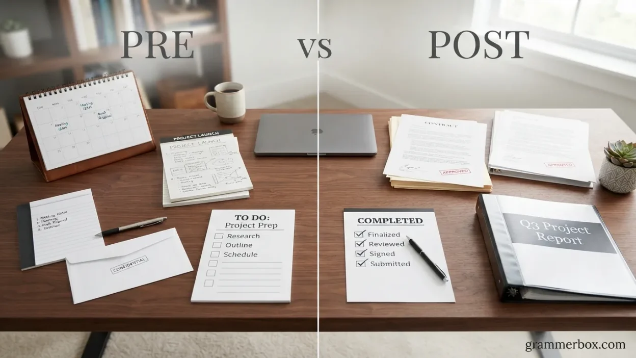 Pre vs Post