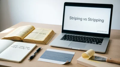 Striping vs Stripping