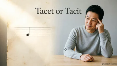 Tacet or Tacit