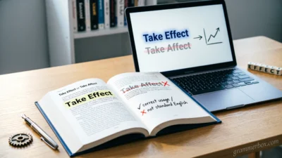 Take Effect or Take Affect