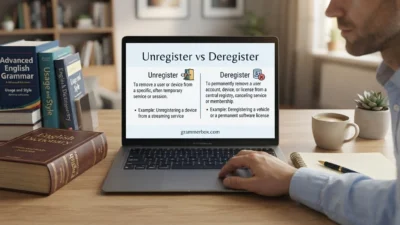 Unregister vs Deregister
