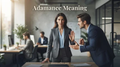 Adamance Meaning