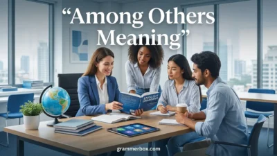 Among Others Meaning