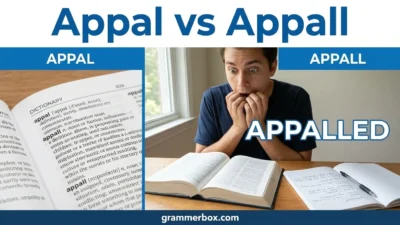Appal vs Appall