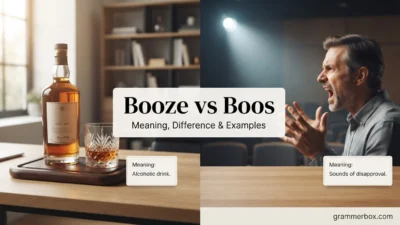 Booze vs Boos