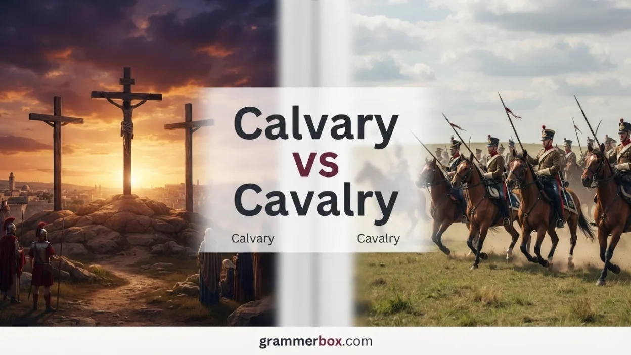 Calvary vs Cavalry