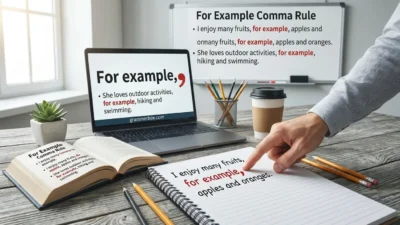 For Example Comma Rule