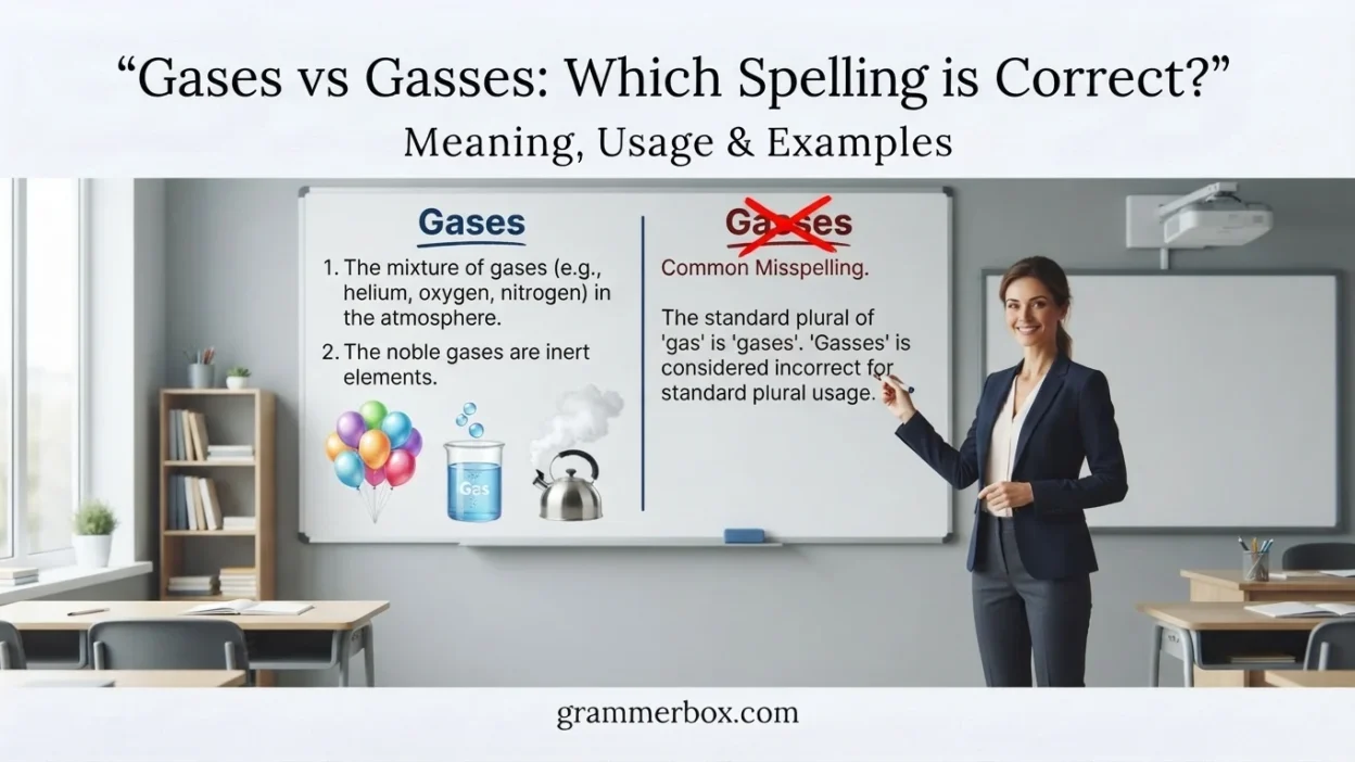Gases vs Gasses