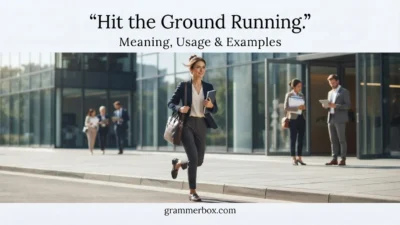 Hit the Ground Running