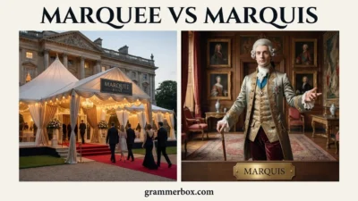 Marquee vs Marquis