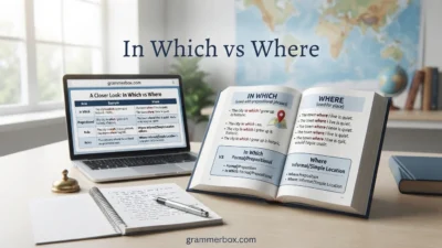 In Which vs Where
