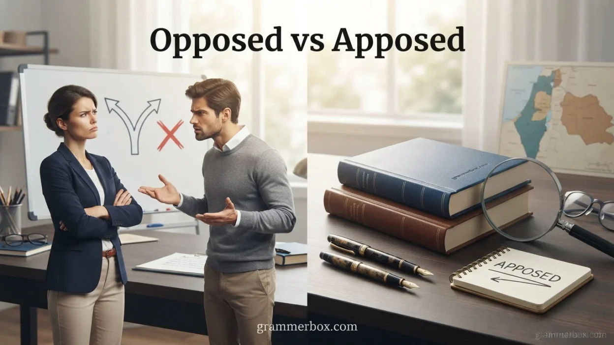 Opposed vs Apposed