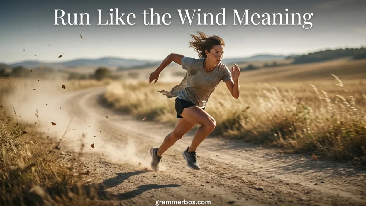 Run Like the Wind Meaning