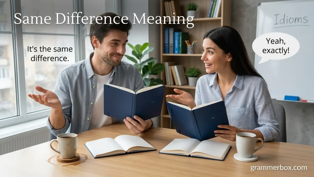 Same Difference Meaning