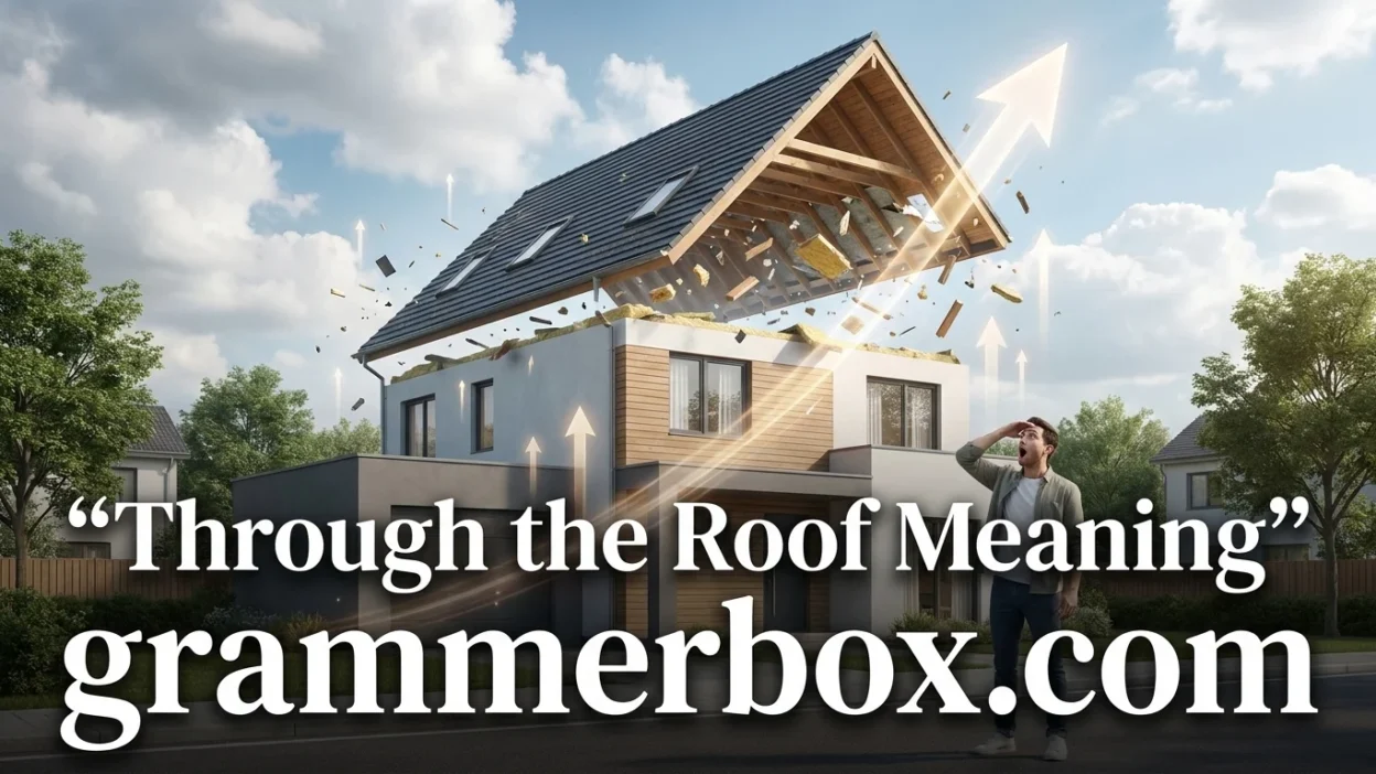 Through the Roof Meaning