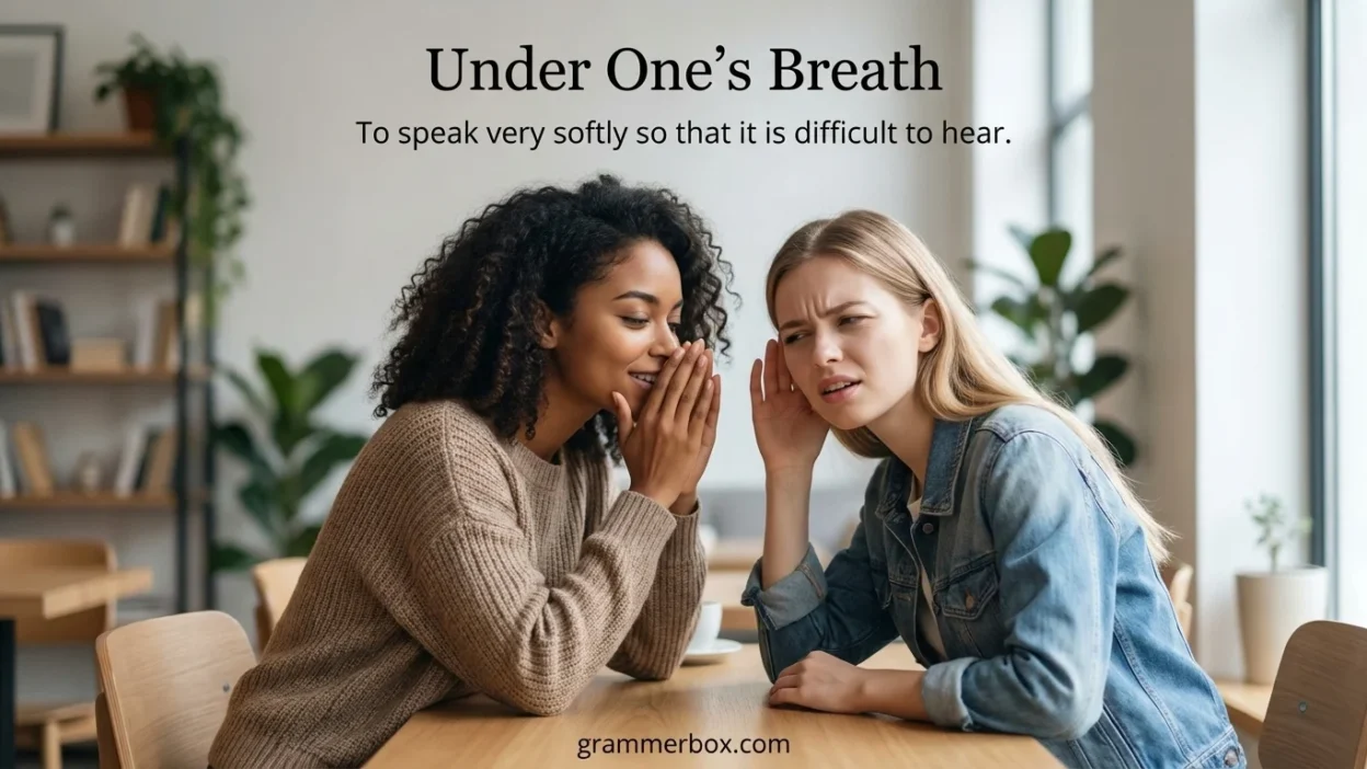 Under One’s Breath