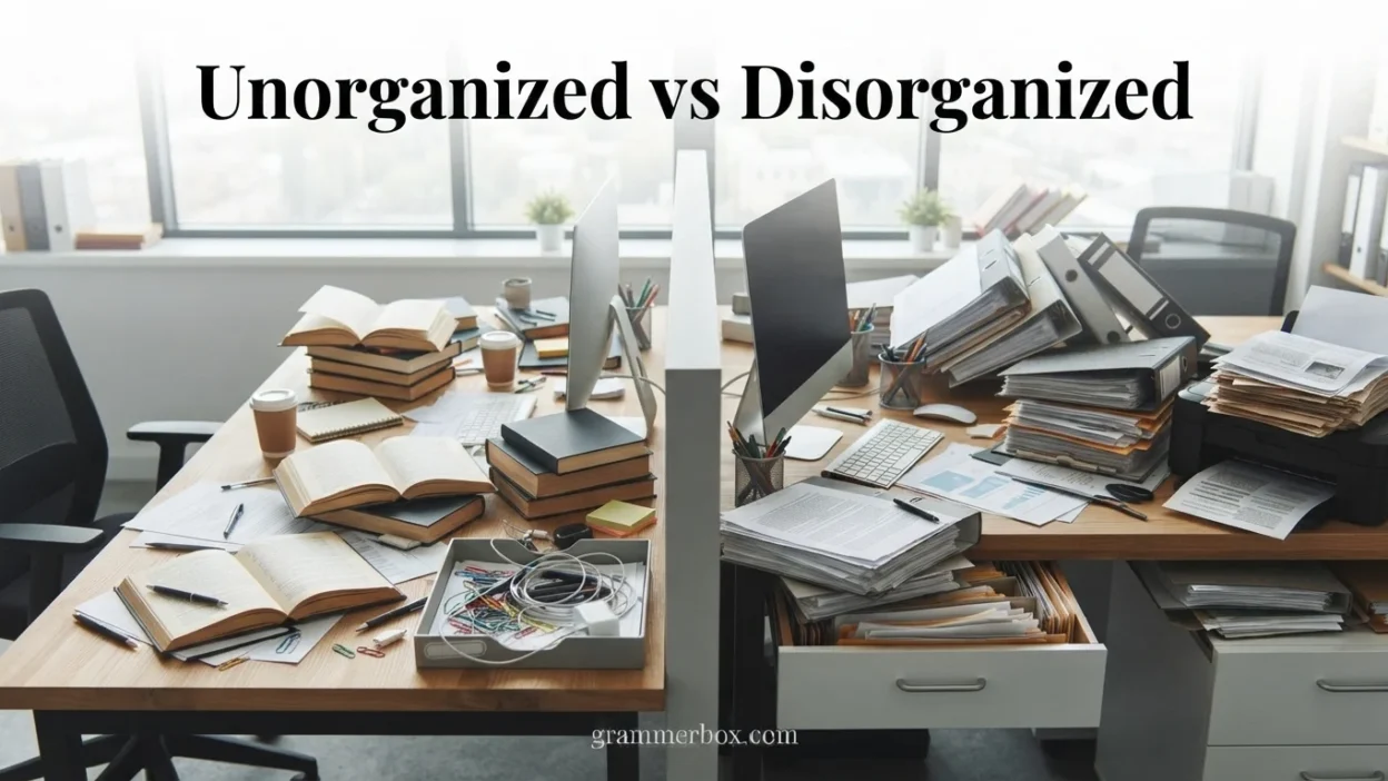 Unorganized vs Disorganized