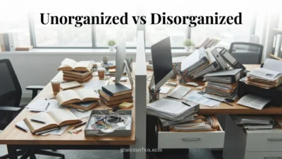 Unorganized vs Disorganized
