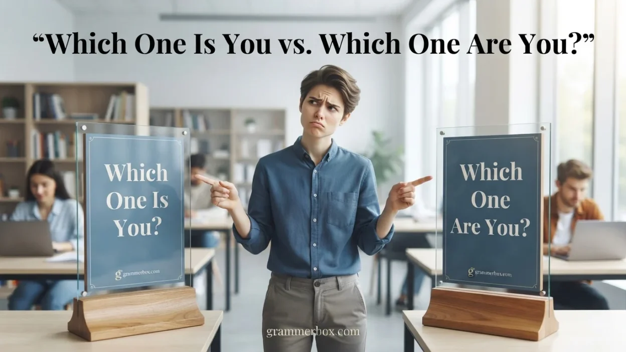 Which One Is You vs. Which One Are You
