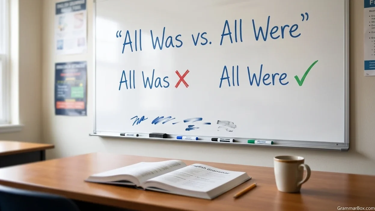 All Was vs. All Were