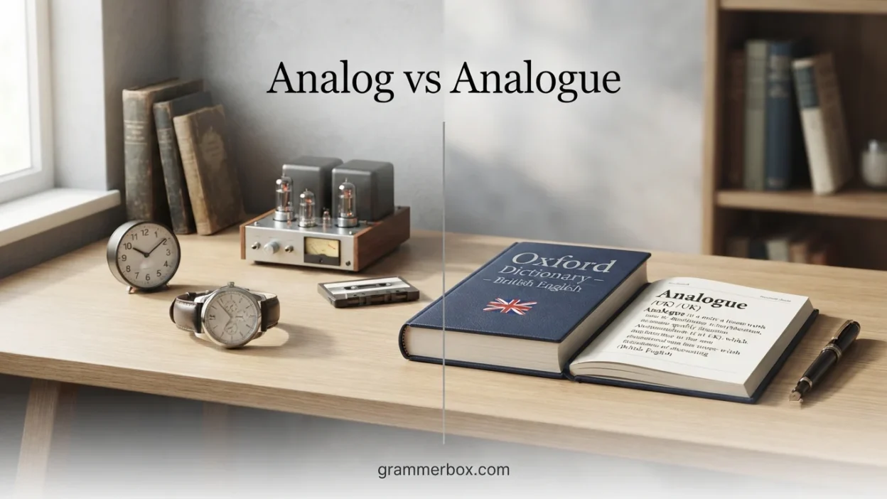Analog vs Analogue