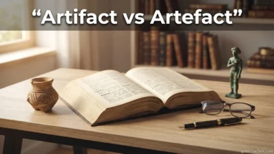 Artifact vs Artefact