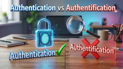 Authentication vs Authentification