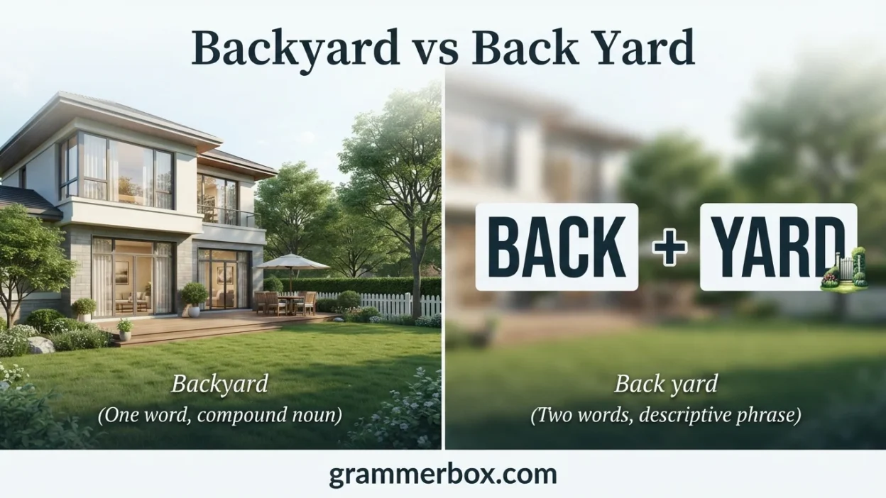 Backyard vs Back Yard