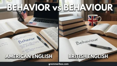 Behavior vs Behaviour