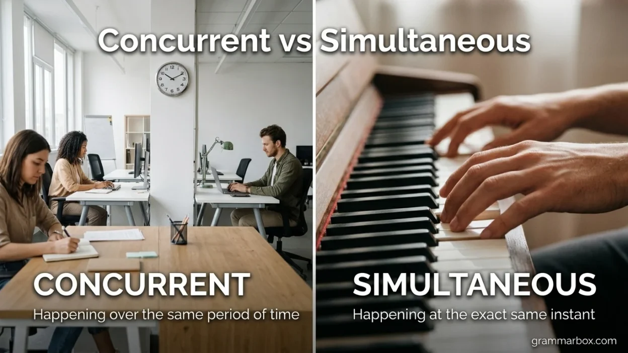 Concurrent vs Simultaneous